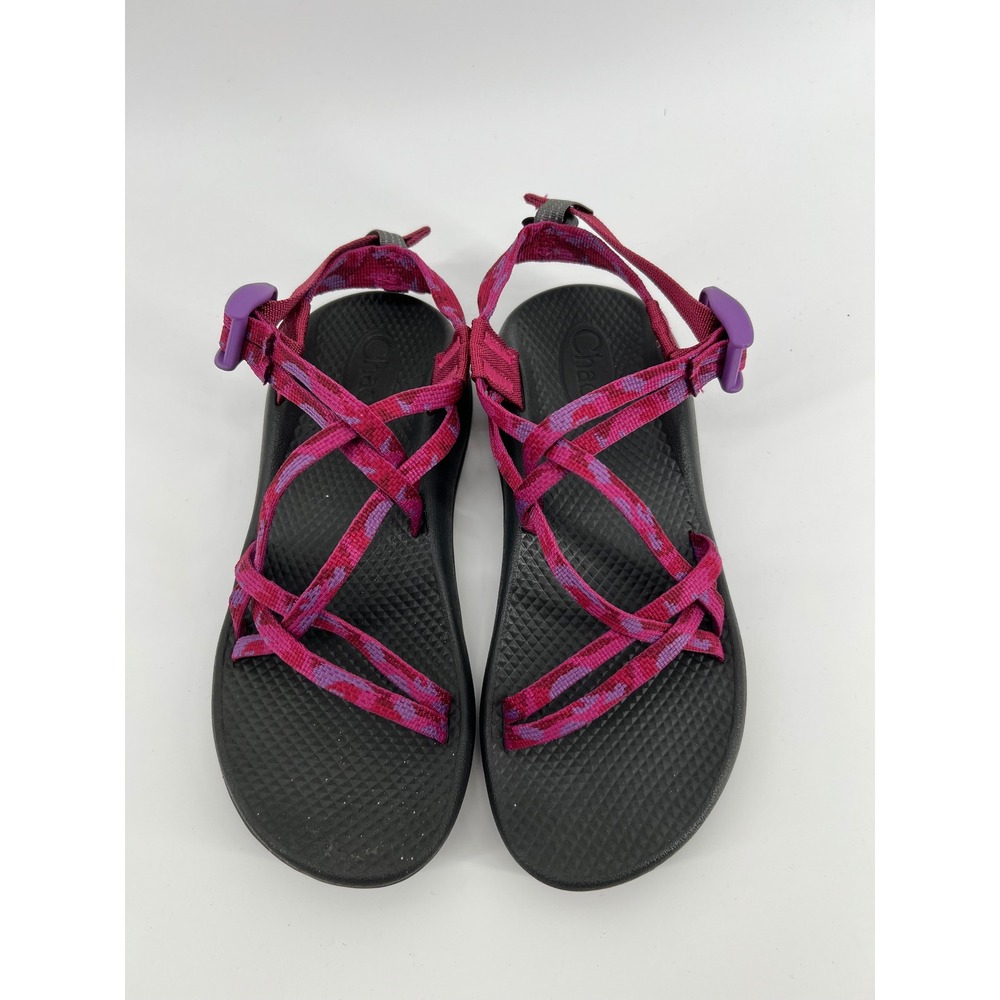 Chaco Z/Cloud Kids Sandals Purple Pink Sport Water Hiking Strappy Shoes Size 5